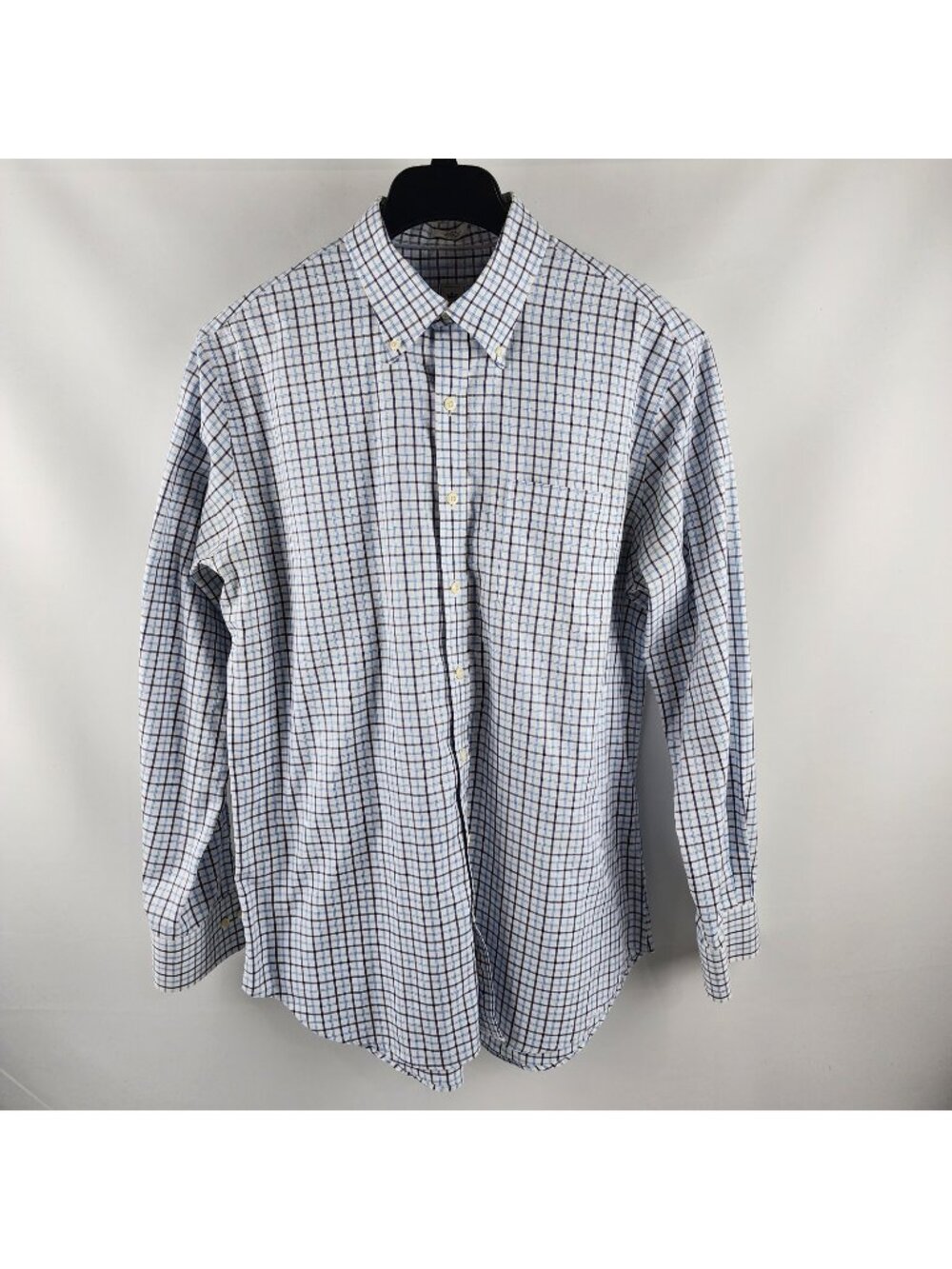 Peter Millar Shirt Mens Large Multi Check L/S Button Down Collar